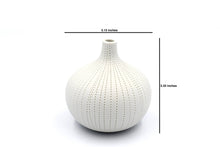 Load image into Gallery viewer, 524WH13 CONGO TINY L-Handcrafted Porcelain Bud Vase