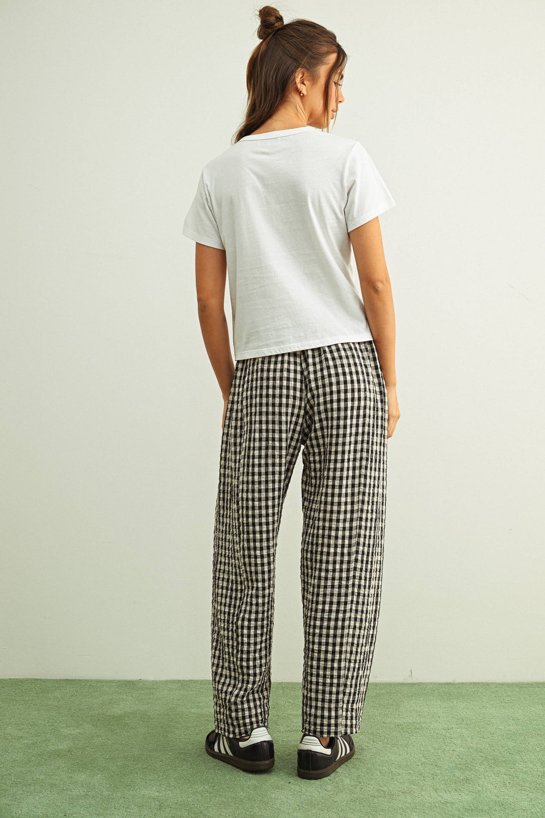 GINGHAM PANTS MM861