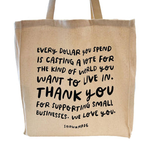 Shop Small Tote Bag