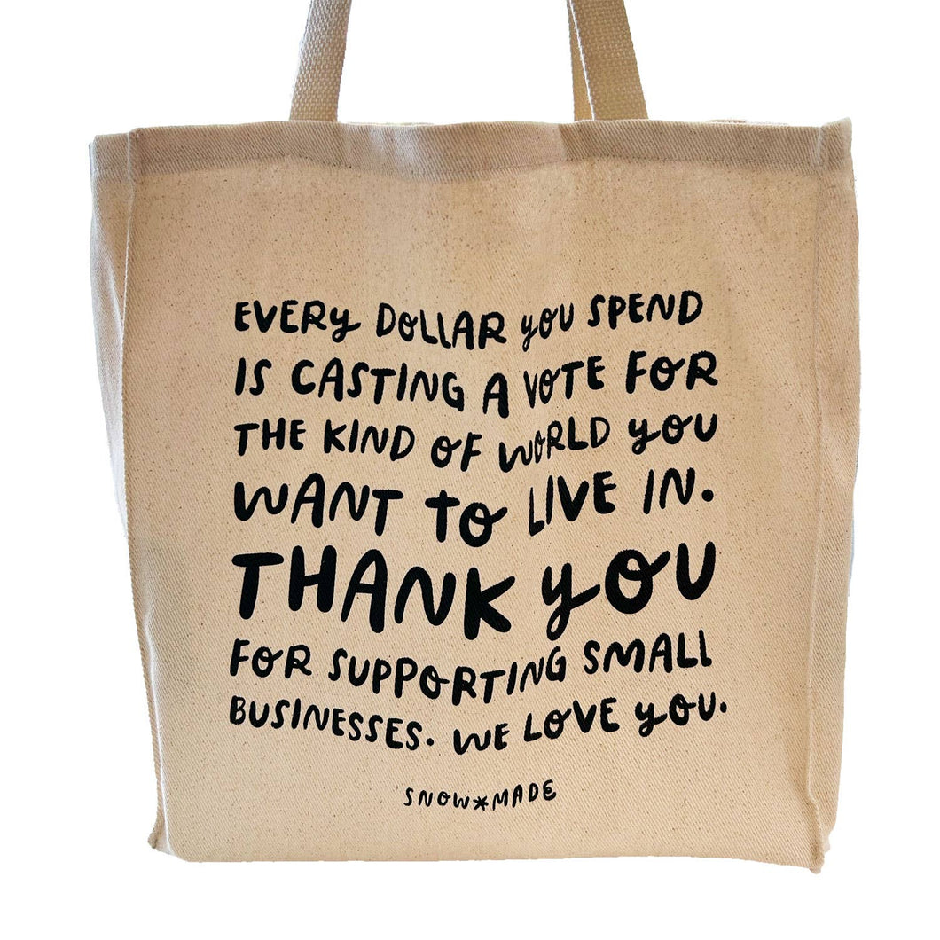 Shop Small Tote Bag
