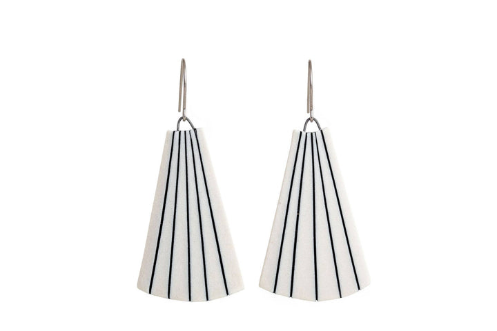 Pinstripe Fan Drops J001