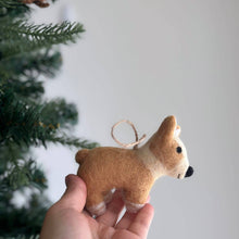 Load image into Gallery viewer, Felt Corgi Dog Ornament with Big BUTT GN24