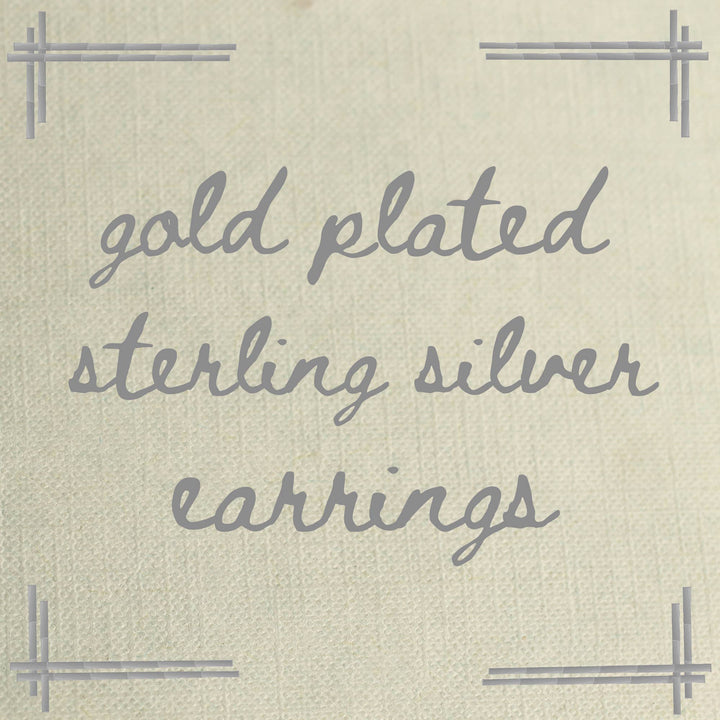 Gold Wreath Circle Stud Earrings SP587