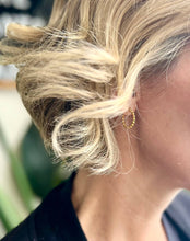 Load image into Gallery viewer, Beaded Hoop Earrings NC93