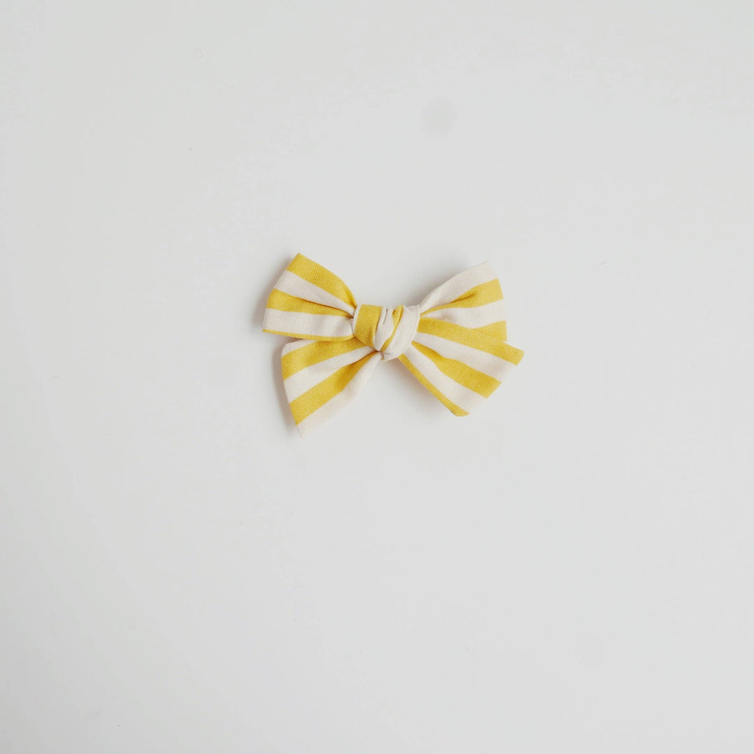 Sunny Stripe - Baby Mess Bow