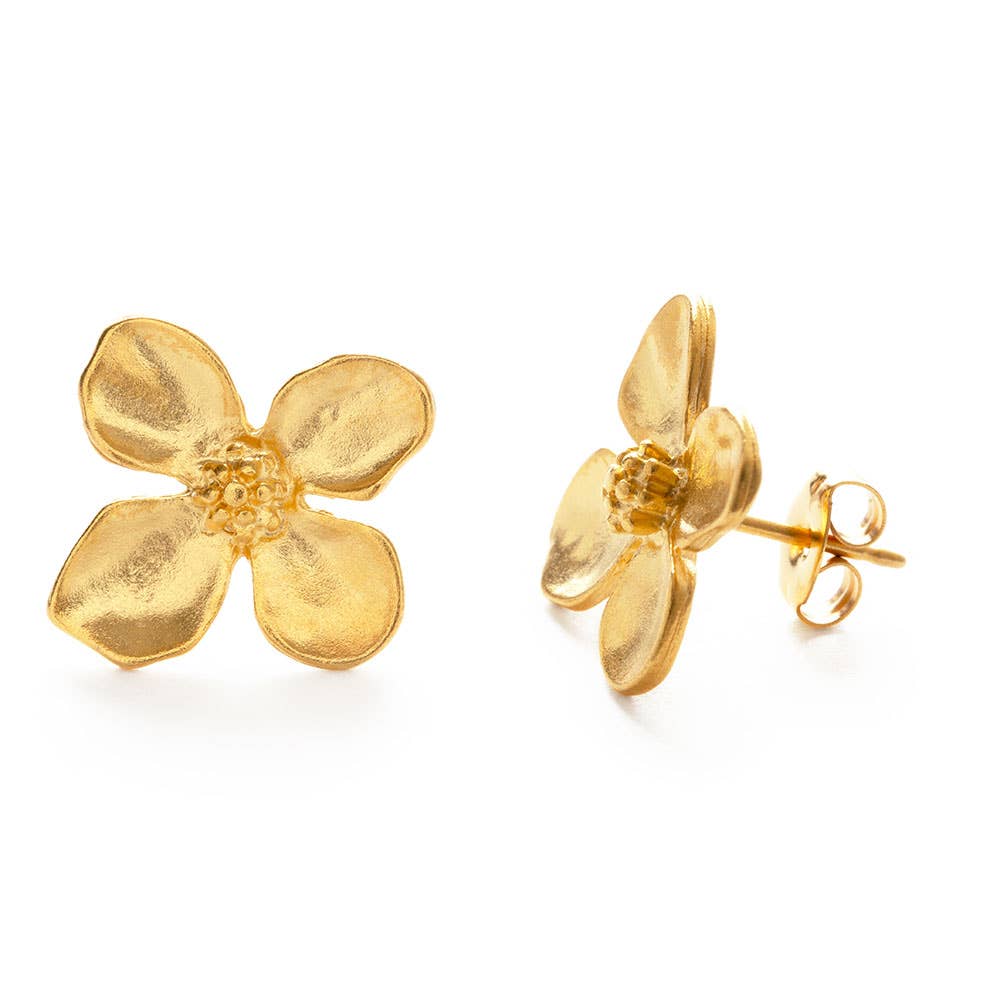 Dogwood Flower Stud Earrings AS23