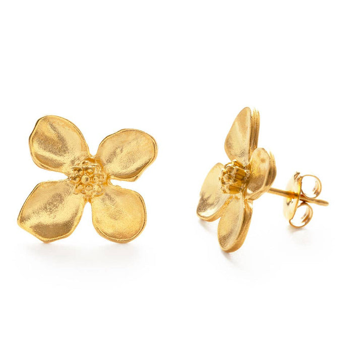 Dogwood Flower Stud Earrings AS23