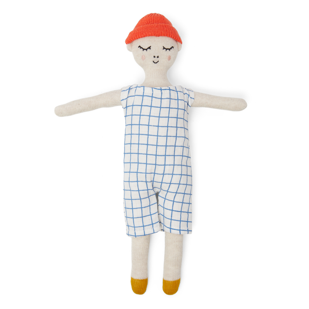 Cotton Knit Doll: Buddy Grid