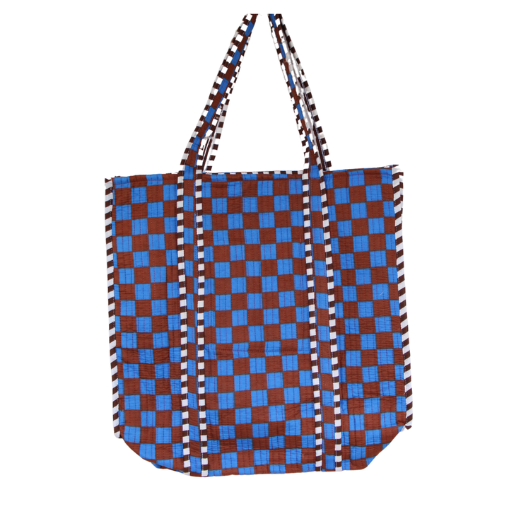 Classic Check Quilted Cotton Tote HOU4