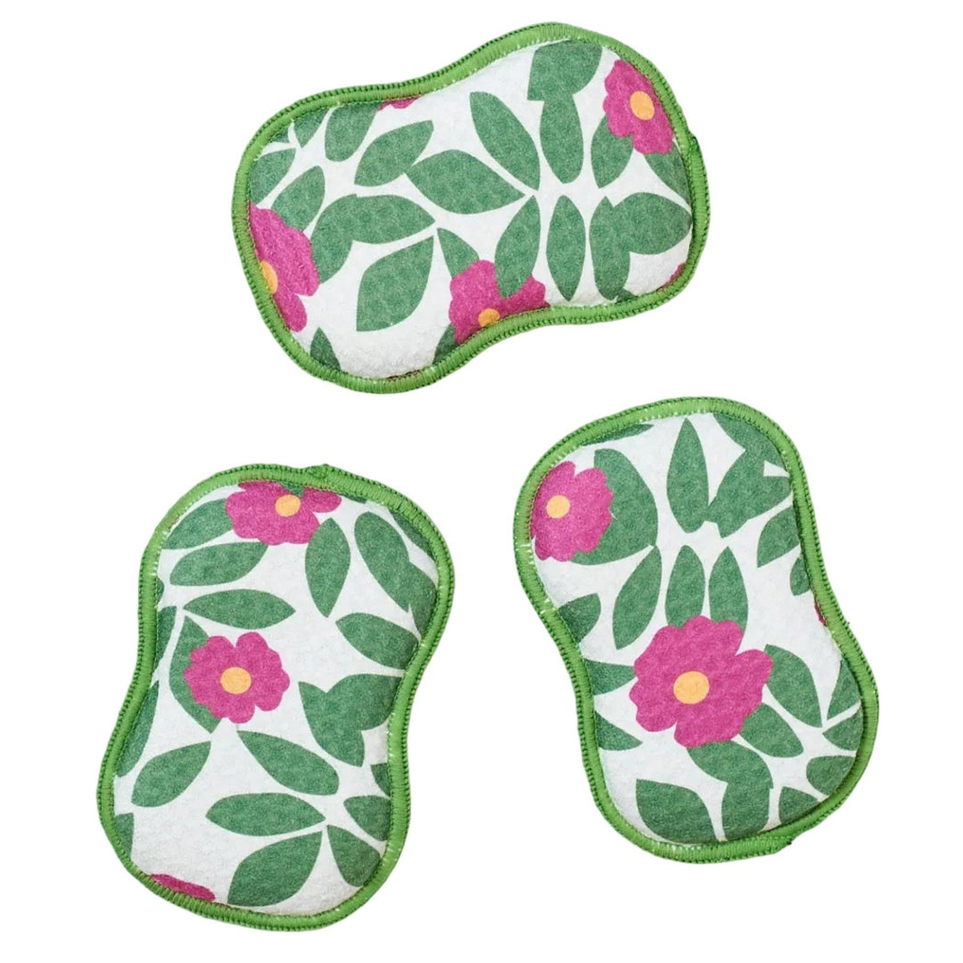 RE:usable Sponges (Set of 3) - KN Beach Roses