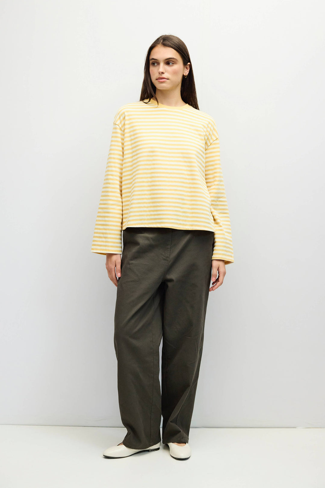 The Jessie Top | Striped Long Sleeve T-Shirt A674