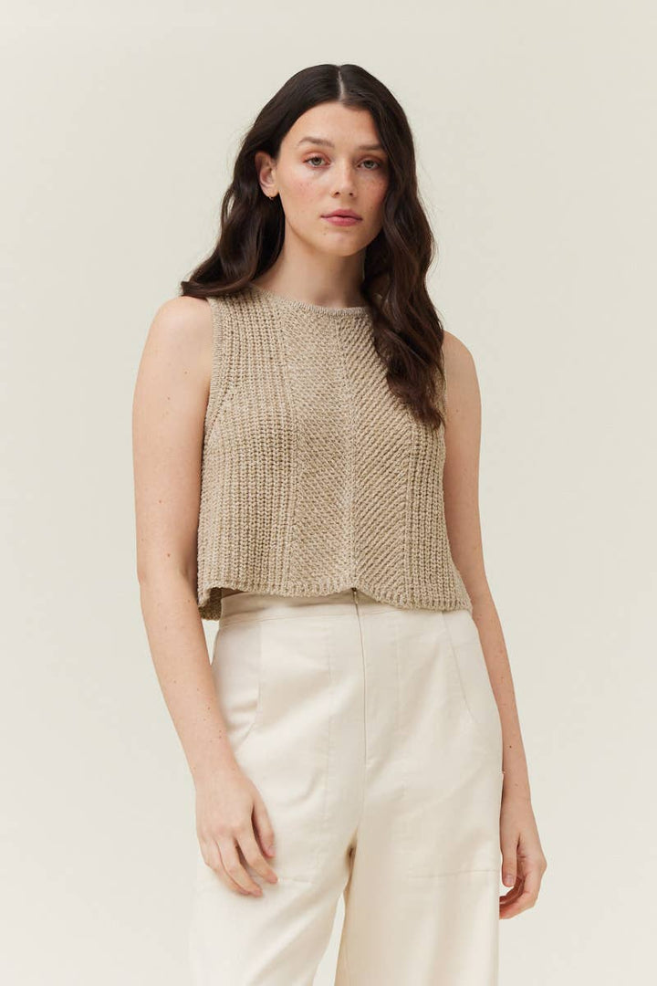 SUMMER CROP SWEATER TOP GG453