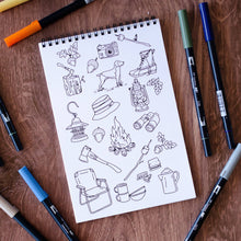 Load image into Gallery viewer, Outdoor Adventure Premium Coloring Book AT22