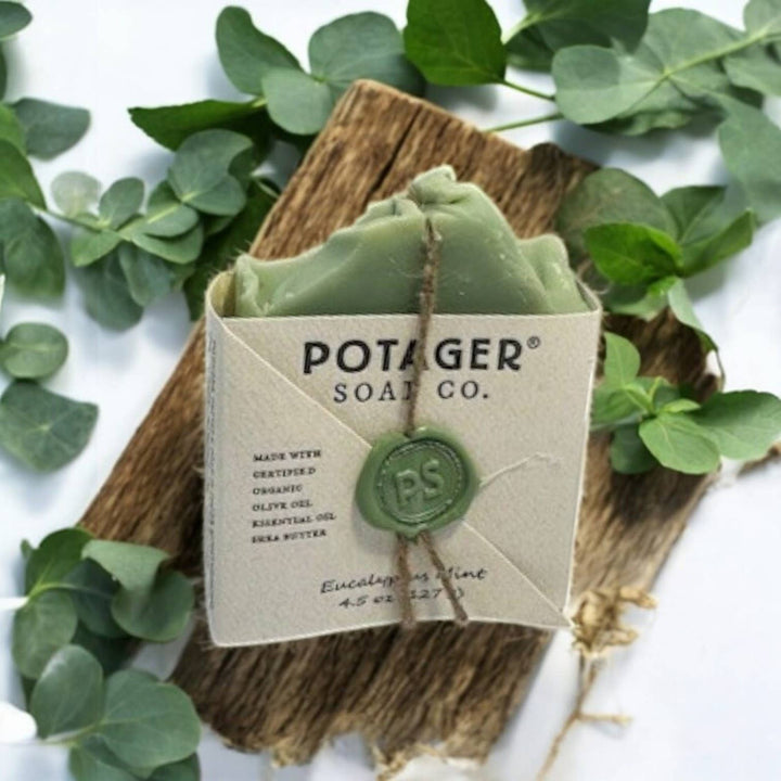 Eucalyptus Mint Botanical Bar | Organic Soap | Wrapped