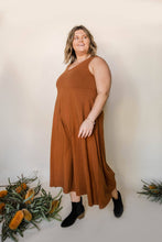 Load image into Gallery viewer, Lakeside Wide Leg Jumpsuit - Saddle Brown