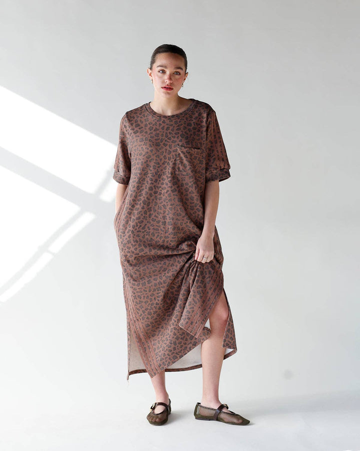 HIP WILD THING LEOPARD TRACK DRESS HE34