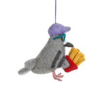 Load image into Gallery viewer, Handmade Felt McPigeon Hanging Decoration