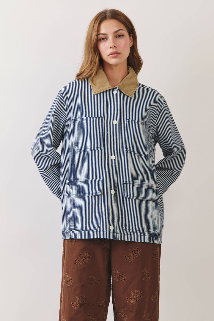 CS113 BARN STRIPED JACKET