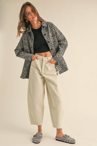 P2891   WASHED BARREL PANTS