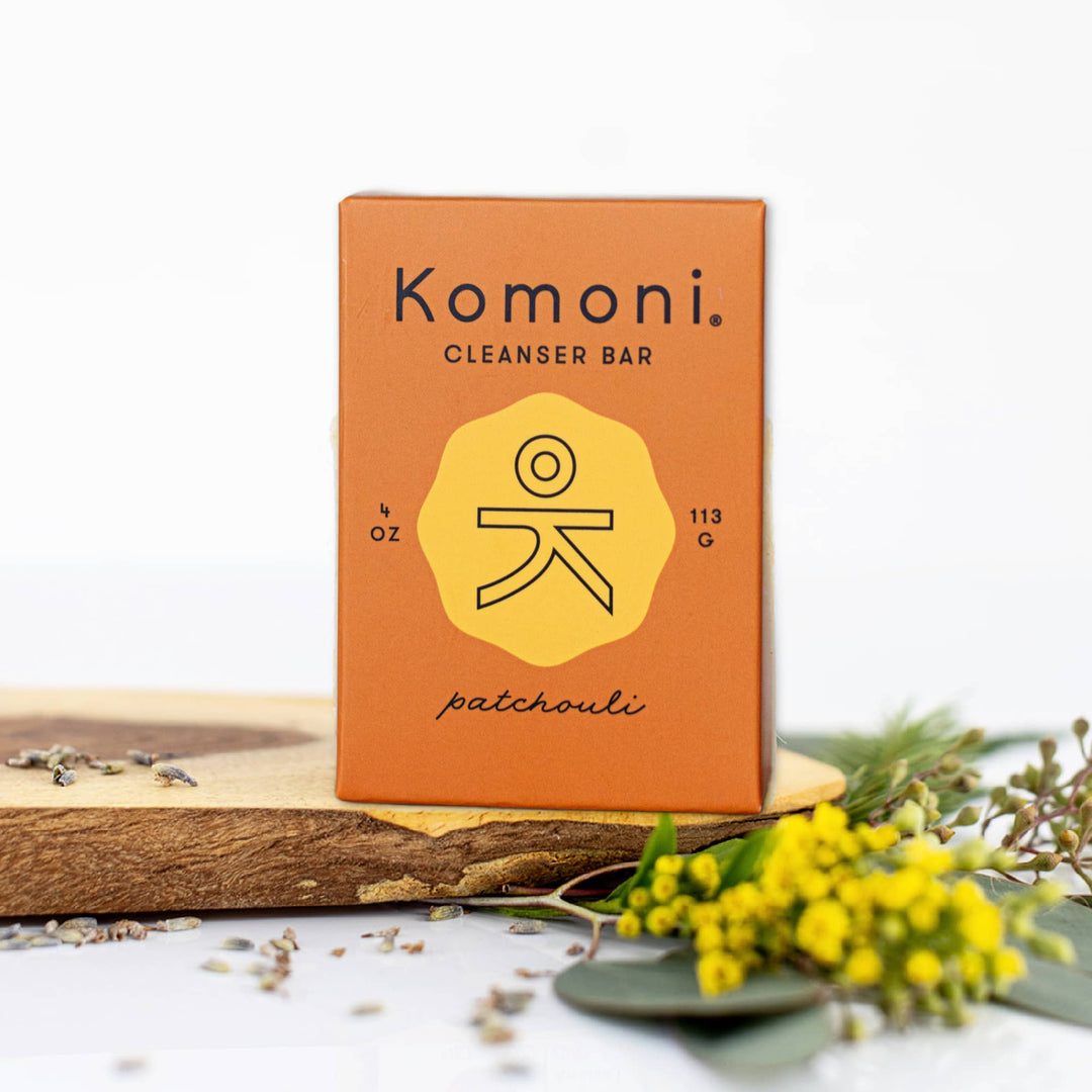Patchouli FACE &amp; BODY CLEANSER BAR (VEGAN)
