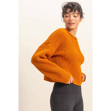 Load image into Gallery viewer, Rolled Edge Sweater HF213