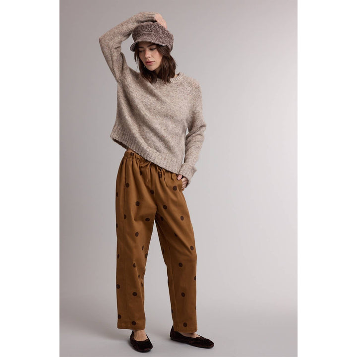 POLKA DOT DRAWSTRING PANTS / WL26-12680