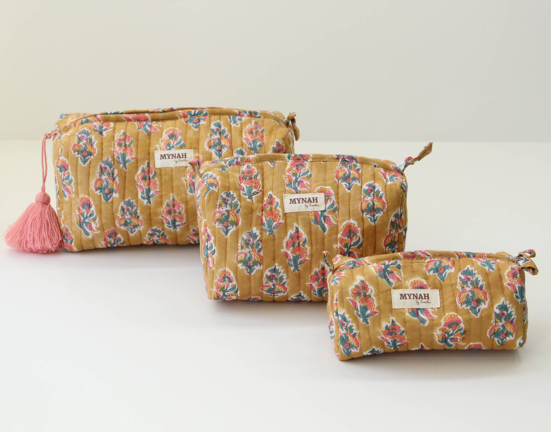 Henna motif print travel/makeup/organizer/wet bag MH875