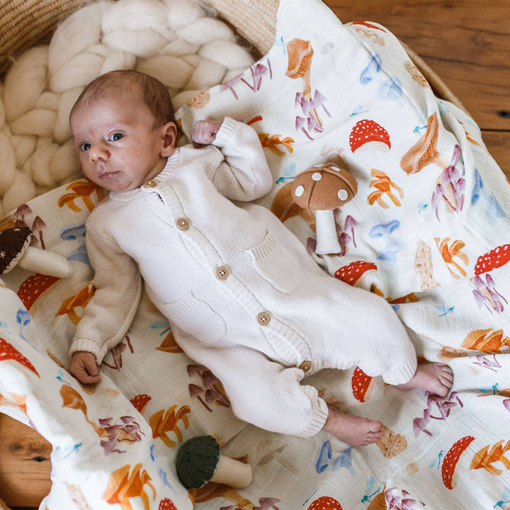 Mushrooms Baby Swaddle CT24