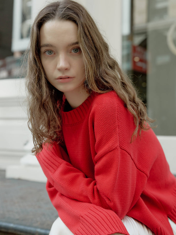 The Asher Sweater | Oversized Cropped Sweater TM24