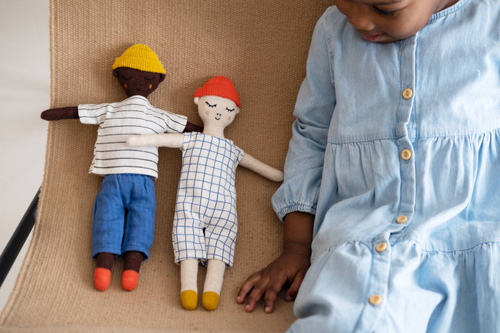 Cotton Knit Doll: Buddy Grid