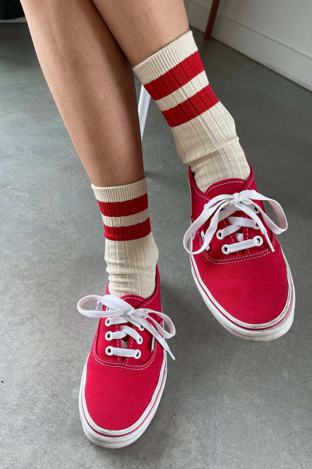 Her Varsity Socks
