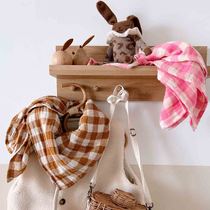 BIANCA SWADDLE VICHY CARAMEL