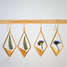 Load image into Gallery viewer, Hanging Terrarium Earrings SS08