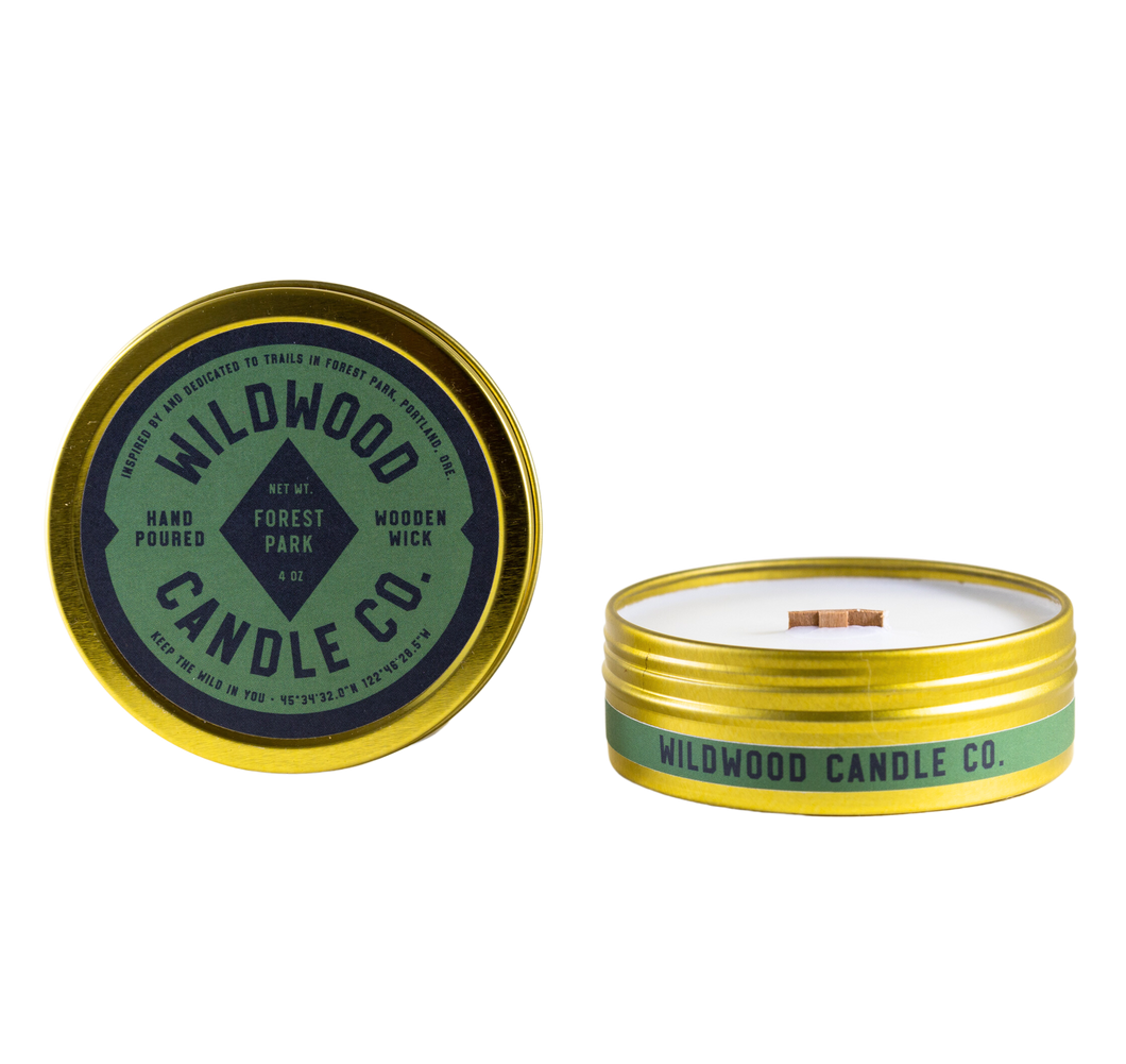 4 oz Forest Park Travel Tin Candle