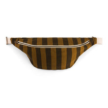 Load image into Gallery viewer, WOMEN BUM BAG STRIPES CUMIN AND BLACK
