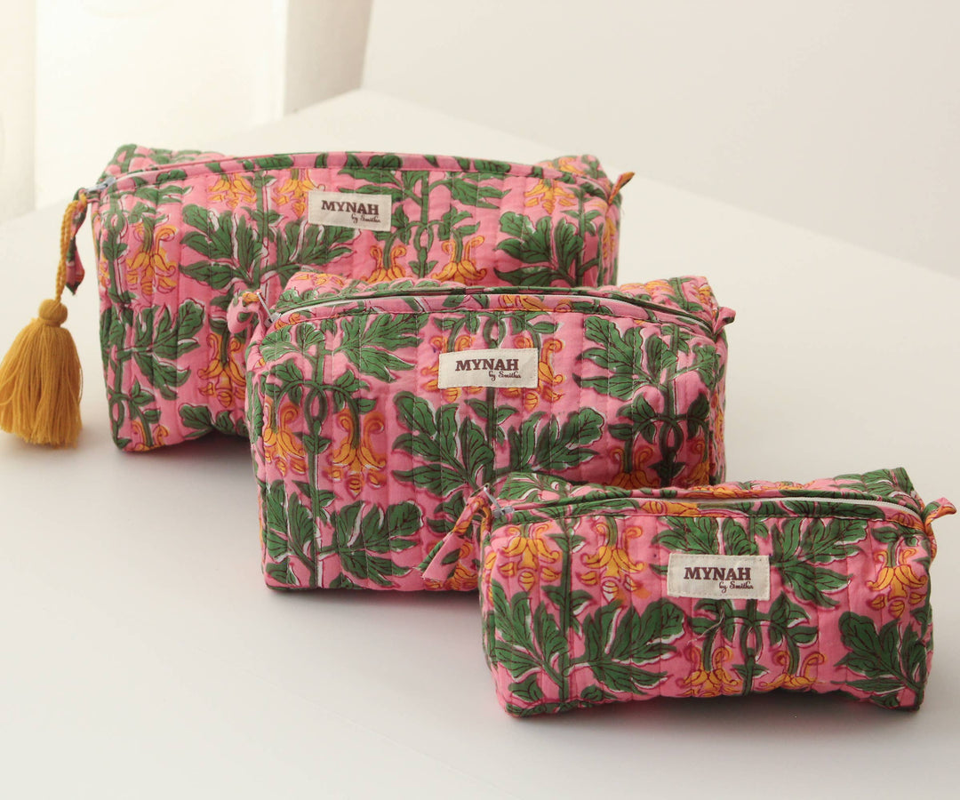 Bubblegum forest print travel/make up/organizer/bag MH878