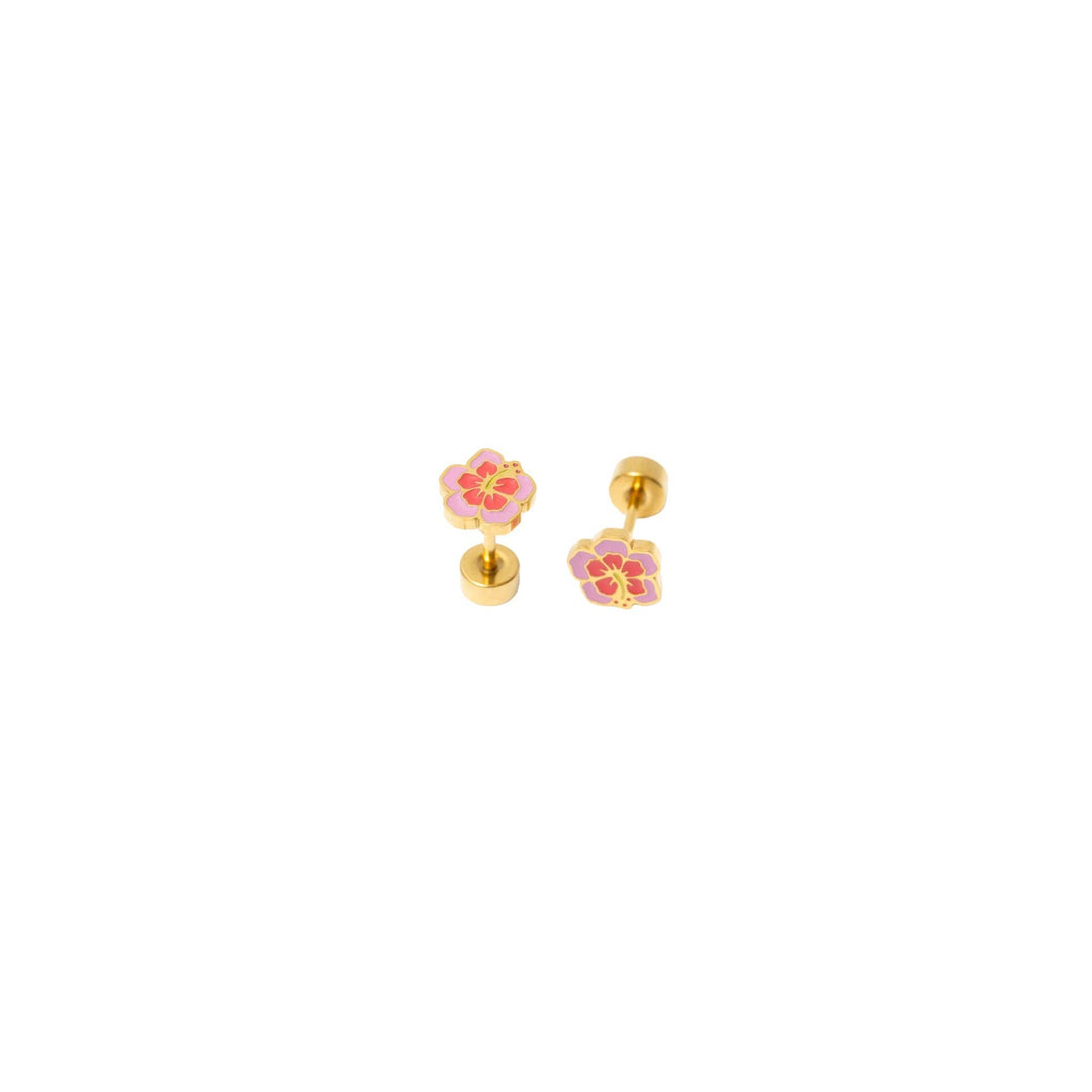 Hibiscus Stud Earrings PP456