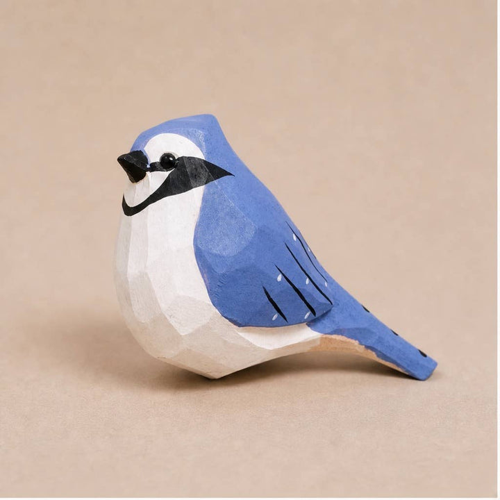 Artisan Hand-Carved Basswood Bird Figurine
