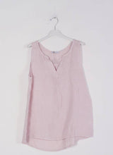 Load image into Gallery viewer, Lea &amp; Luc 100% Linen Tank Top REF. 38009