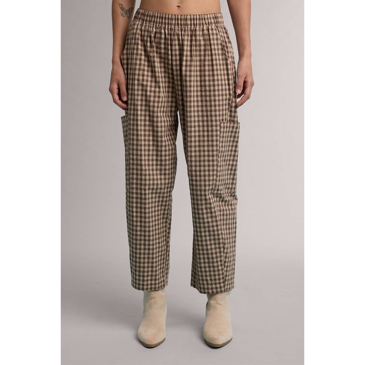 PLAID PATCH POCKET PANTS / WL26