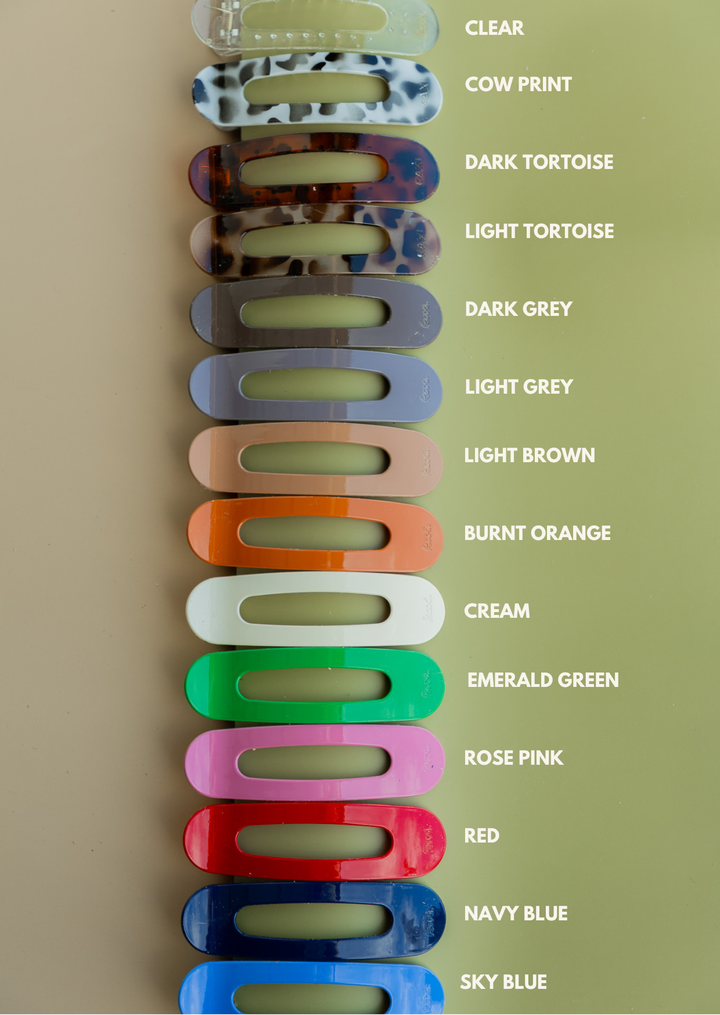 OVERSIZED LAY DOWN CLAWS ( 33 COLORS ) KX33