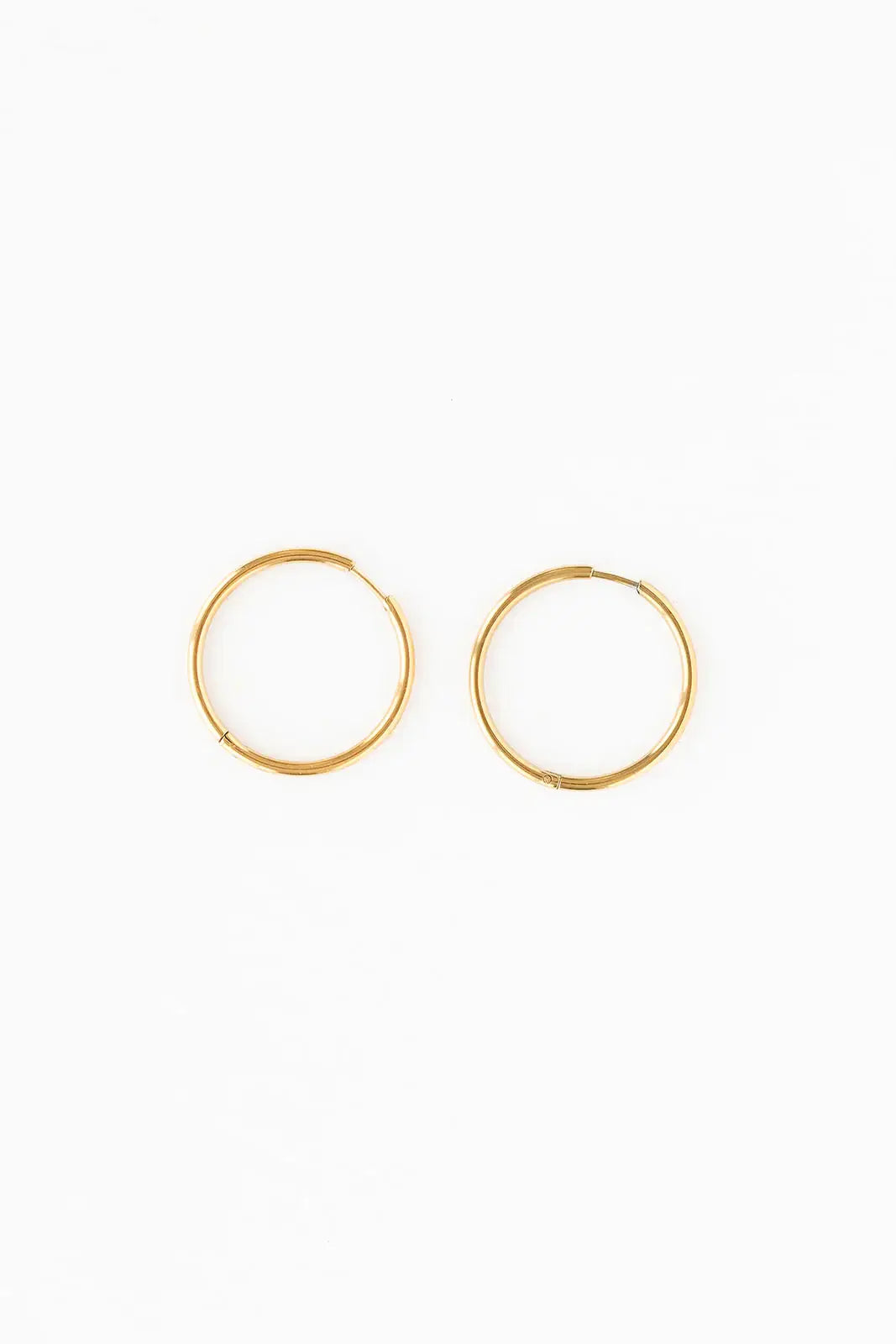Endless Hoop Thin Gold PP939