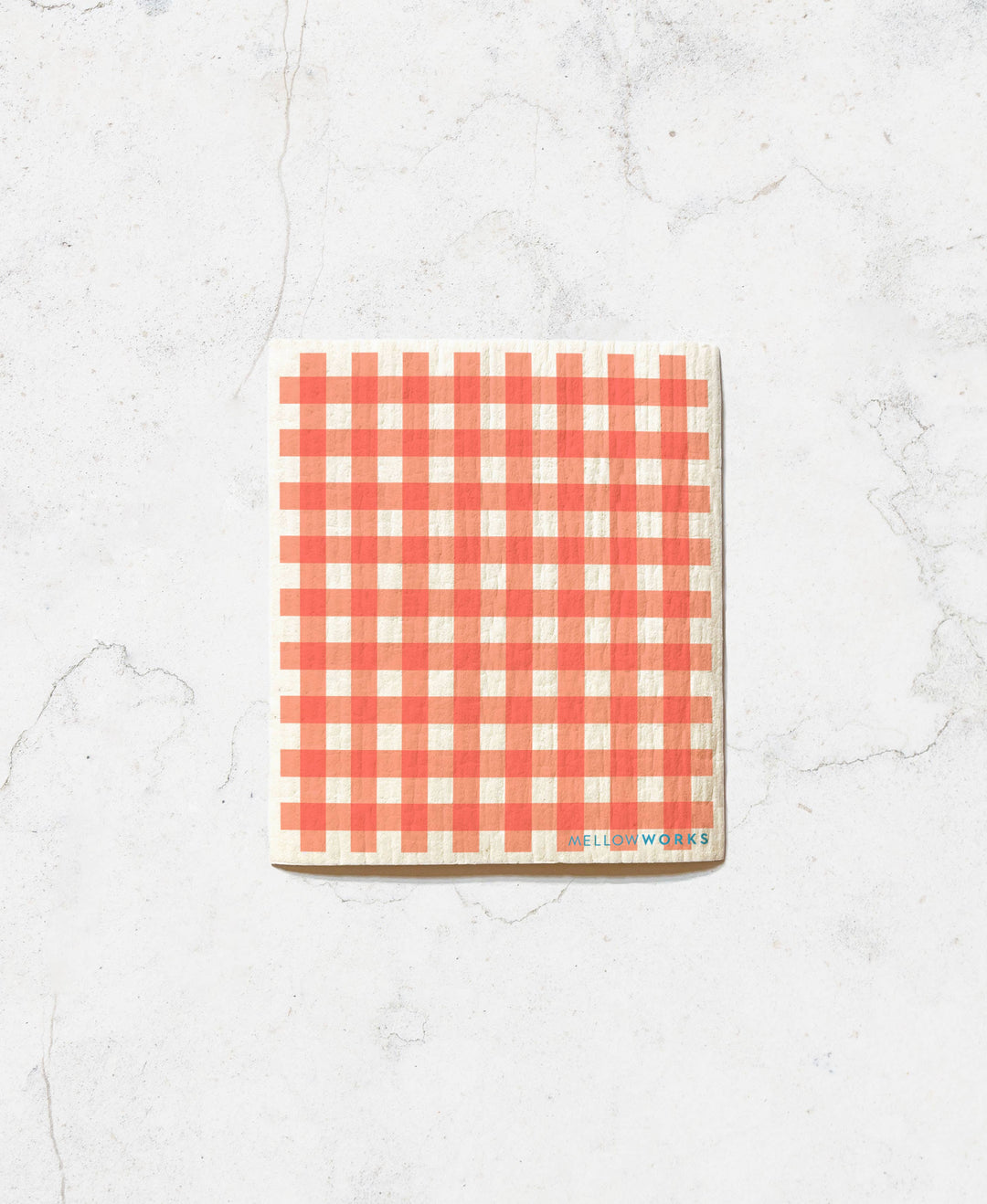 Red Gingham Sponge Cloth MW1
