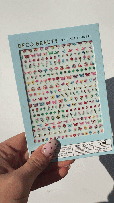 Nail Art Stickers - TEENY FLOWERS