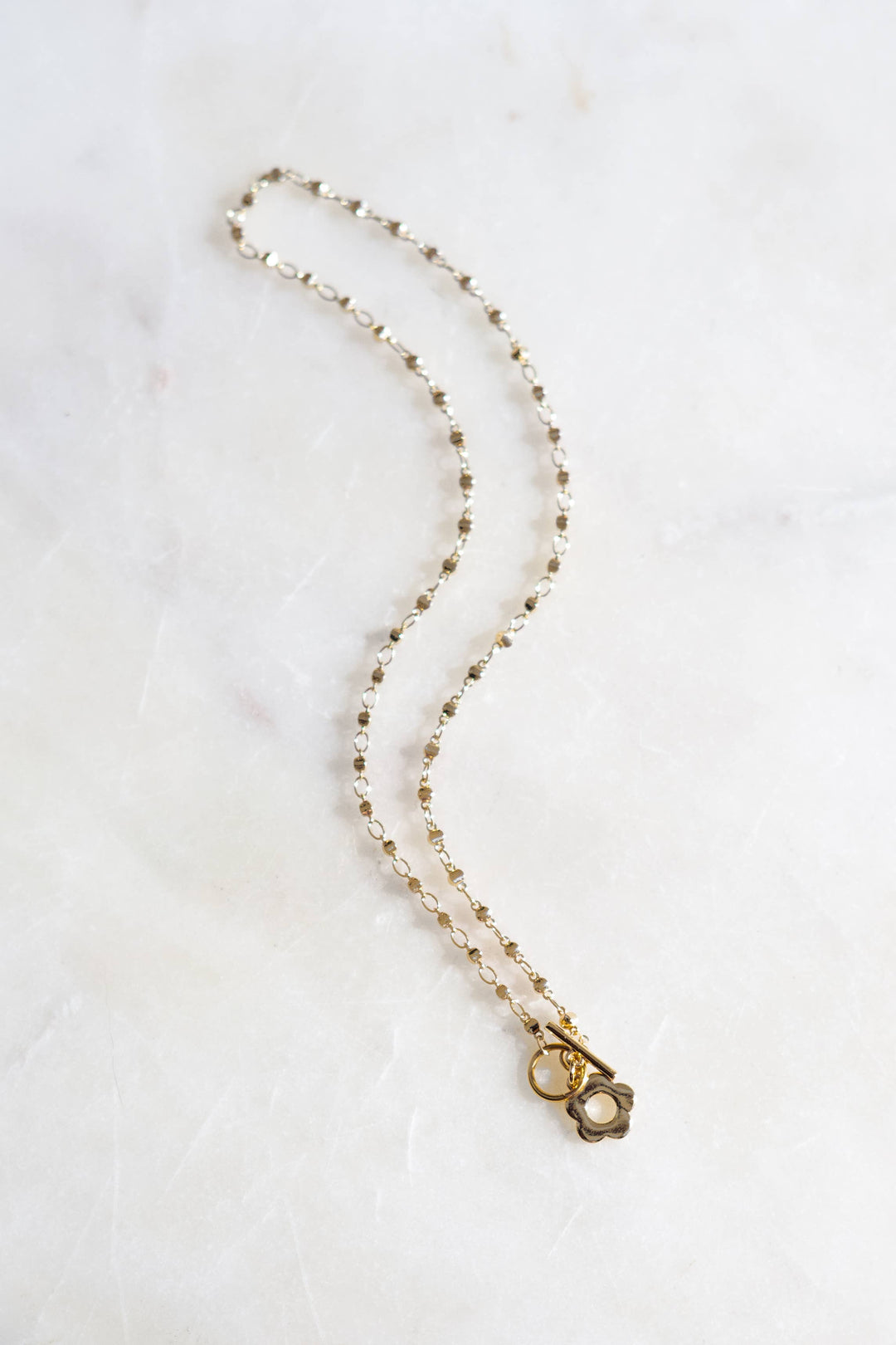 Flower Power Necklace - 18K Gold Plated PJ389