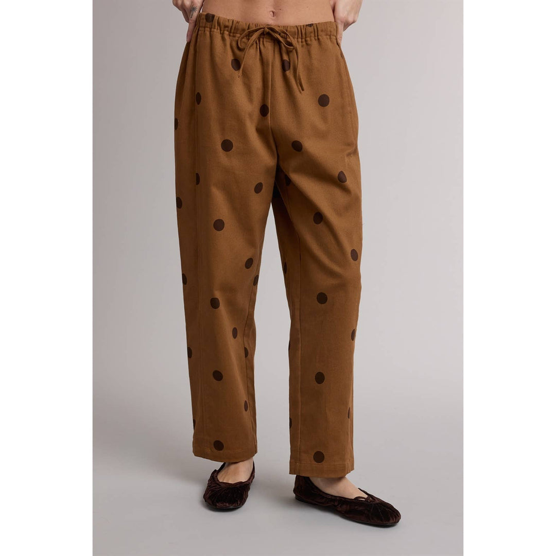 POLKA DOT DRAWSTRING PANTS / WL26-12680
