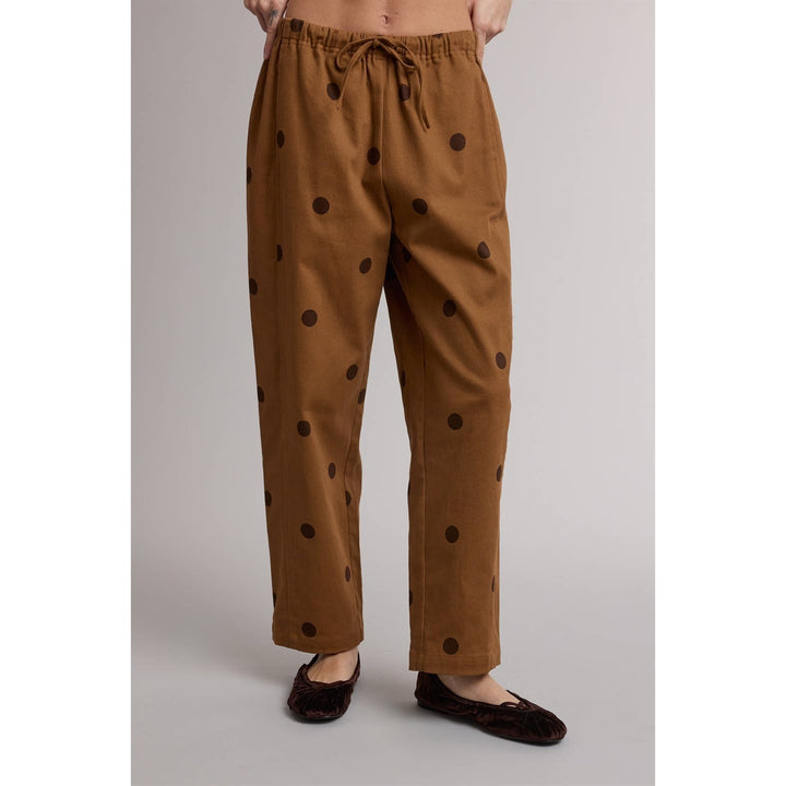 POLKA DOT DRAWSTRING PANTS / WL26-12680