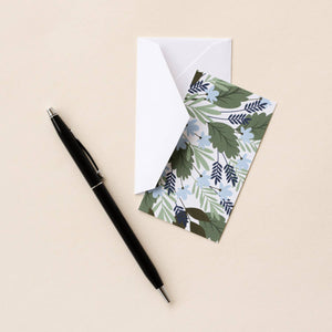 Blue Bouquet Mini Note Set / Gift Wrap / Midwest Made