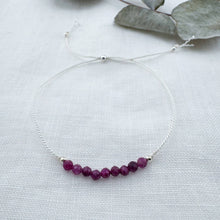 Load image into Gallery viewer, Ruby Silk Bracelet