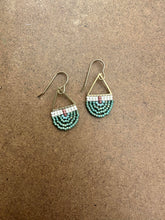 Load image into Gallery viewer, Beaded Arch Earrings - Mermaid 41504